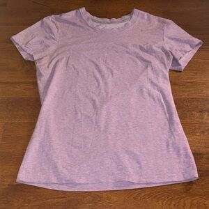 Nike Women's Light Purple Short Sleeve Tee